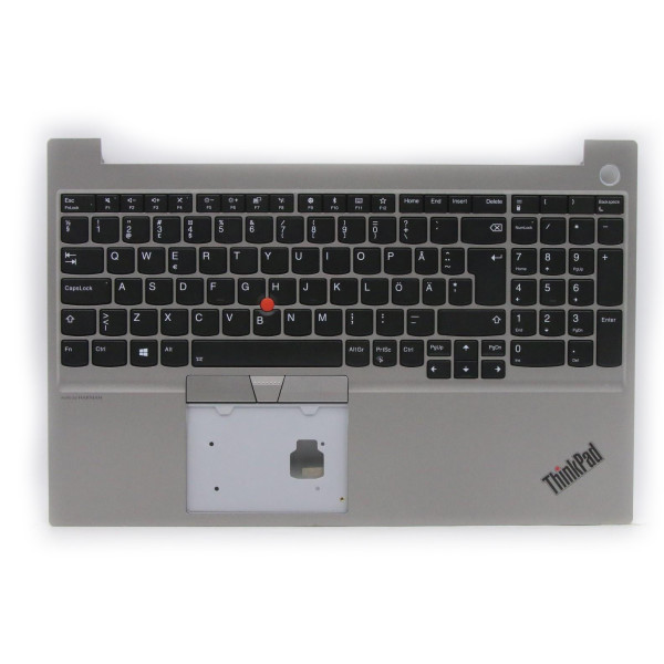 by high qulity ThinkPad E15 Gen 1 silver backlit Swedish SD keyboard palmrest on laptop-keyboard.com