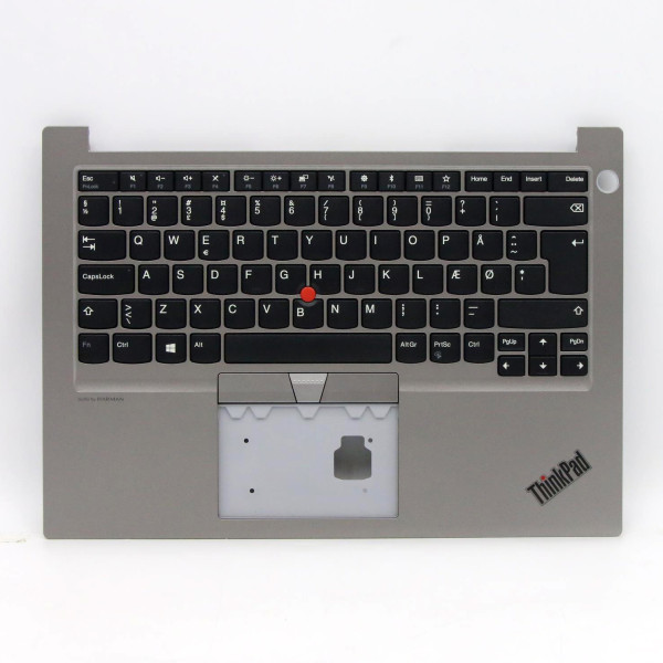 by high qulity Thinkpad E14 R14 Gen 1 silver Danish DM keyboard palmrest on laptop-keyboard.com