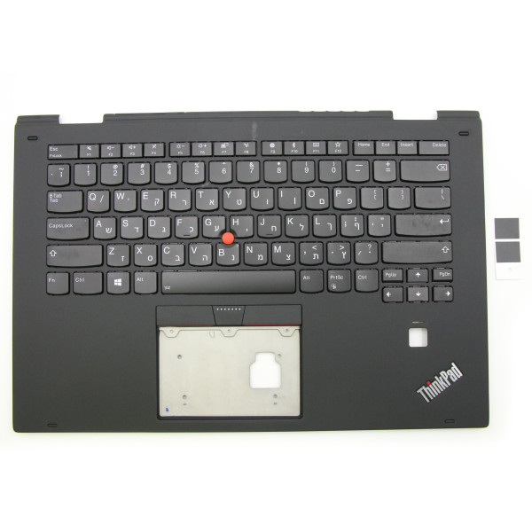 by high qulity Thinkpad yoga X1 2nd 2017 fingerprint backlit Hebrew HB keyboard palmrest on laptop-keyboard.com