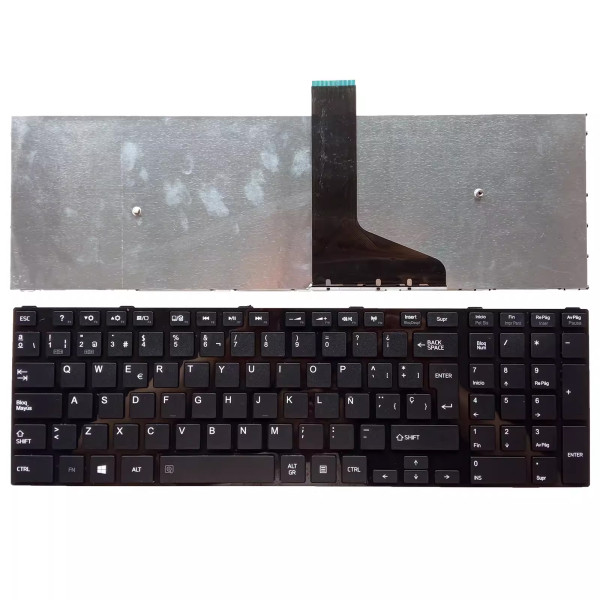 by high qulity Toshiba C50 C50-A C50D C50D-A C50DT-A C50T Spanish SP keyboard on laptop-keyboard.com