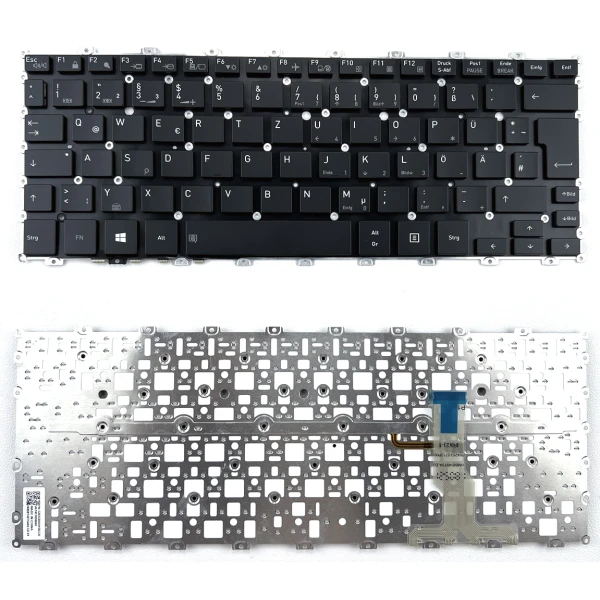 by high quality Toshiba Portege X20W-D, German DE keyboard black on laptop-keyboard.com
