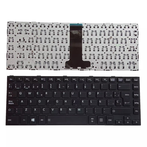 by high qulity Toshiba Satellite C40-B C40D-B C40T-B Spanish SP keyboard on laptop-keyboard.com