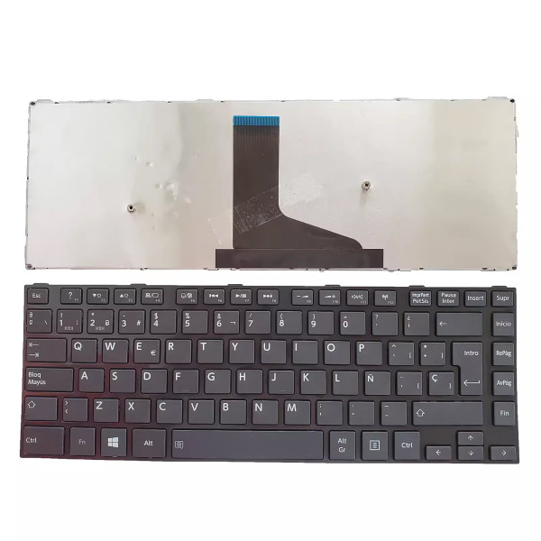 by high qulity Toshiba Satellite L40-A L40D-A L40t-A L40Dt-A Spanish SP keyboard on laptop-keyboard.com