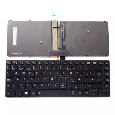 Toshiba Tecra A40-C-18R R40-C Portege R30-30 RZ83 backlit Spanish SP keyboard