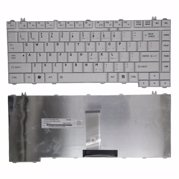by high quality Toshiba Qosmio F40 F45 F50 F55 G40 G45 pelēks ASV tastatūras oriģināls on laptop-keyboard.com