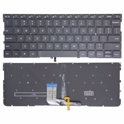 Xiaomi Air 13.3 161301 1604 1613 1703 1704 black backlit US keyboard
