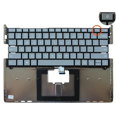 Microsoft surface laptop 1 2 1769 1782 1770 1772 1790 US keyboard light gray